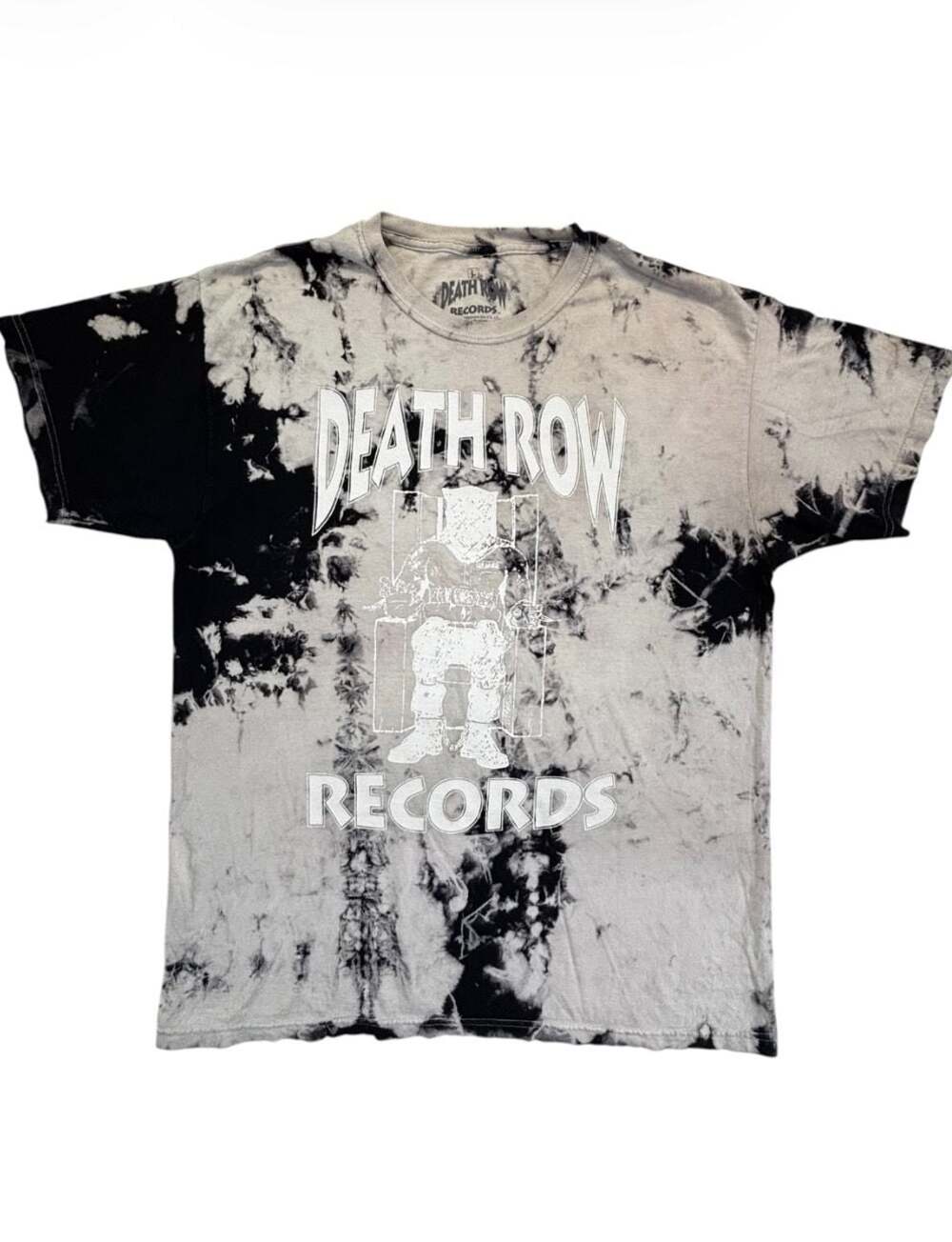 Death Row Records Tie Dye Graphic T-Shirt Size Large